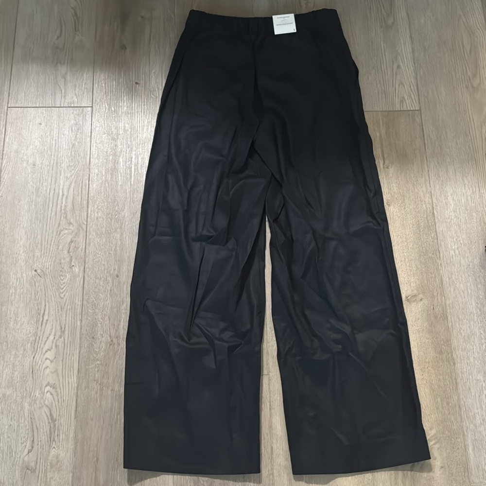 NWT! Banana Republic Black Hayden Wide Leg Linen Blend Pull On Pant - Multiple 🔹 - Picture 6 of 6
